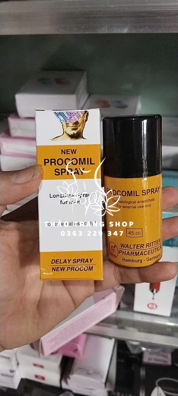 Thuốc xịt chống xuất tinh sớm Procomil Spray – chính hãng Germary (Đức)