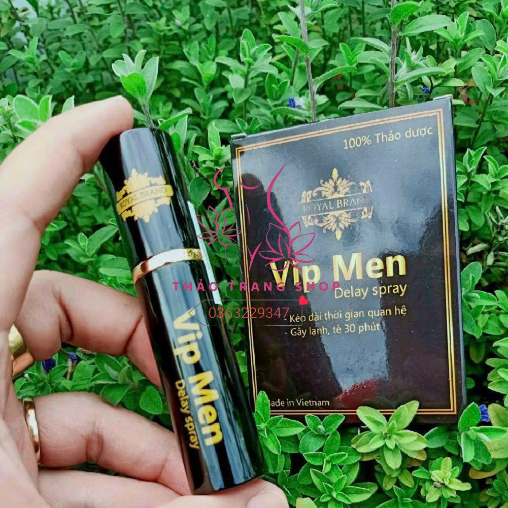 Chai xịt thảo dược VIP MEN – hỗ trợ xuất tinh sớm, kéo dài thời gian quan hệ
