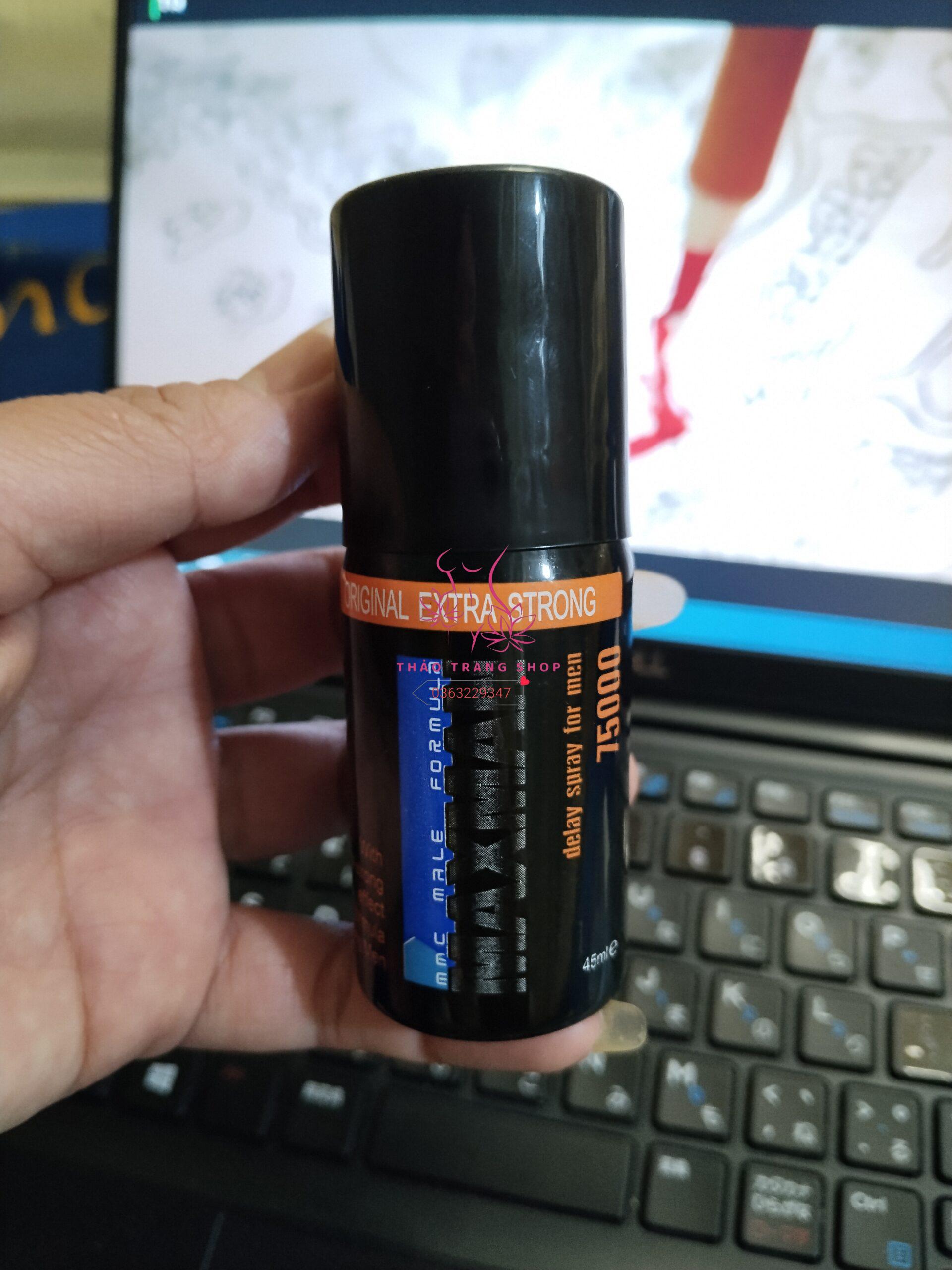 Chai xịt Maxman 75000 kéo dài thời gian quan hệ hiệu quả - Ảnh 4