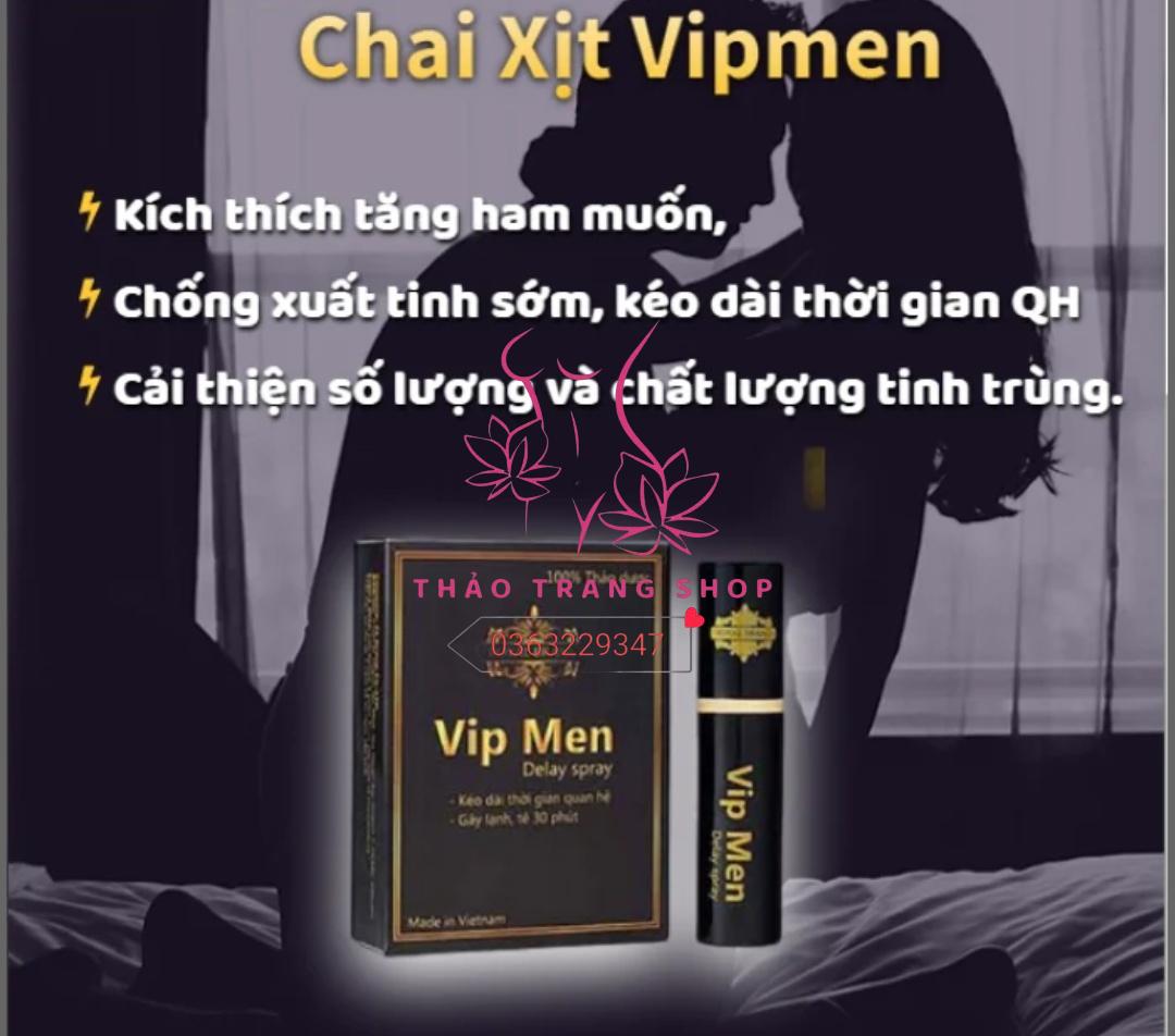 Chai xịt thảo dược VIP MEN – hỗ trợ xuất tinh sớm, kéo dài thời gian quan hệ - Ảnh 2