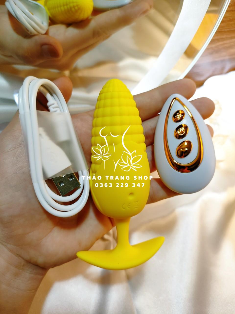 Sextoy kích hậu môn hình bắp ngô rung đa tần số - Ảnh 4