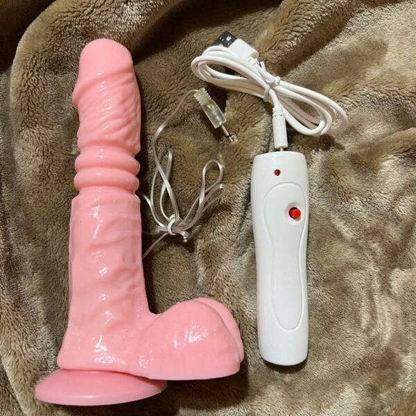 Dương vật giả gắn tường rung thụt có điều khiển