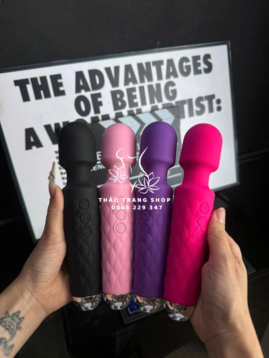 Chày rung massage vibrator 20 chế độ