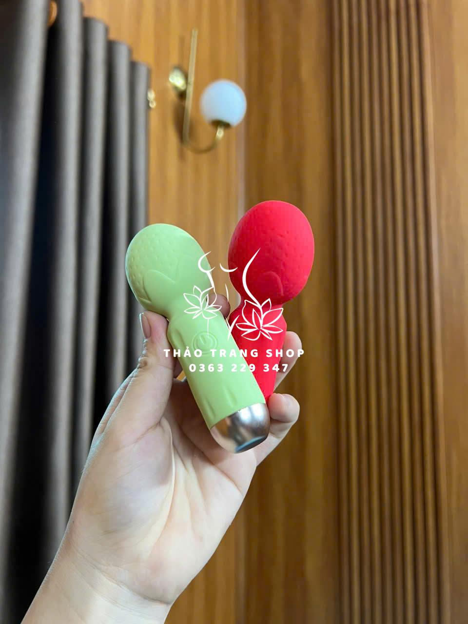 Chày rung ngụy trang dâu tây massage mini 10 chế độ - Ảnh 2