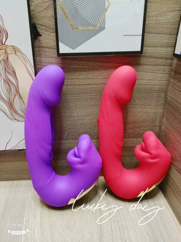 Dương vật độc lạ rung đá lưỡi kèm môi lưỡi massage