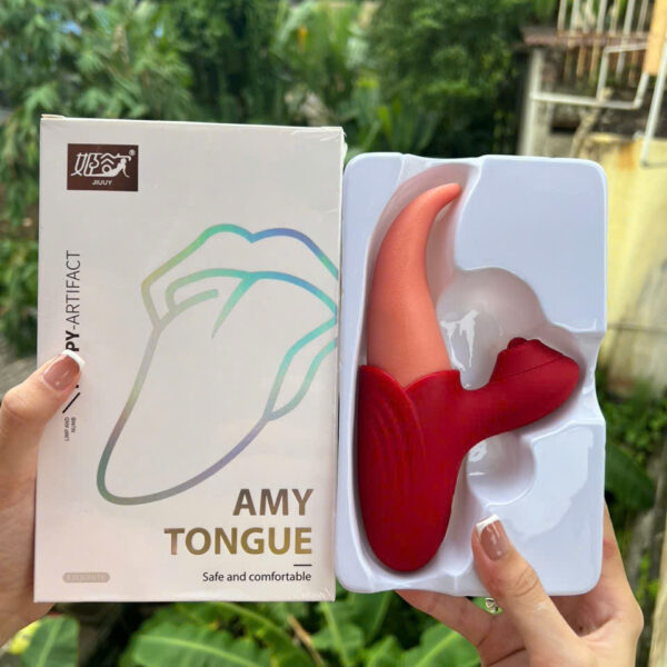Lưỡi liếm rung bú hút hột le Amy