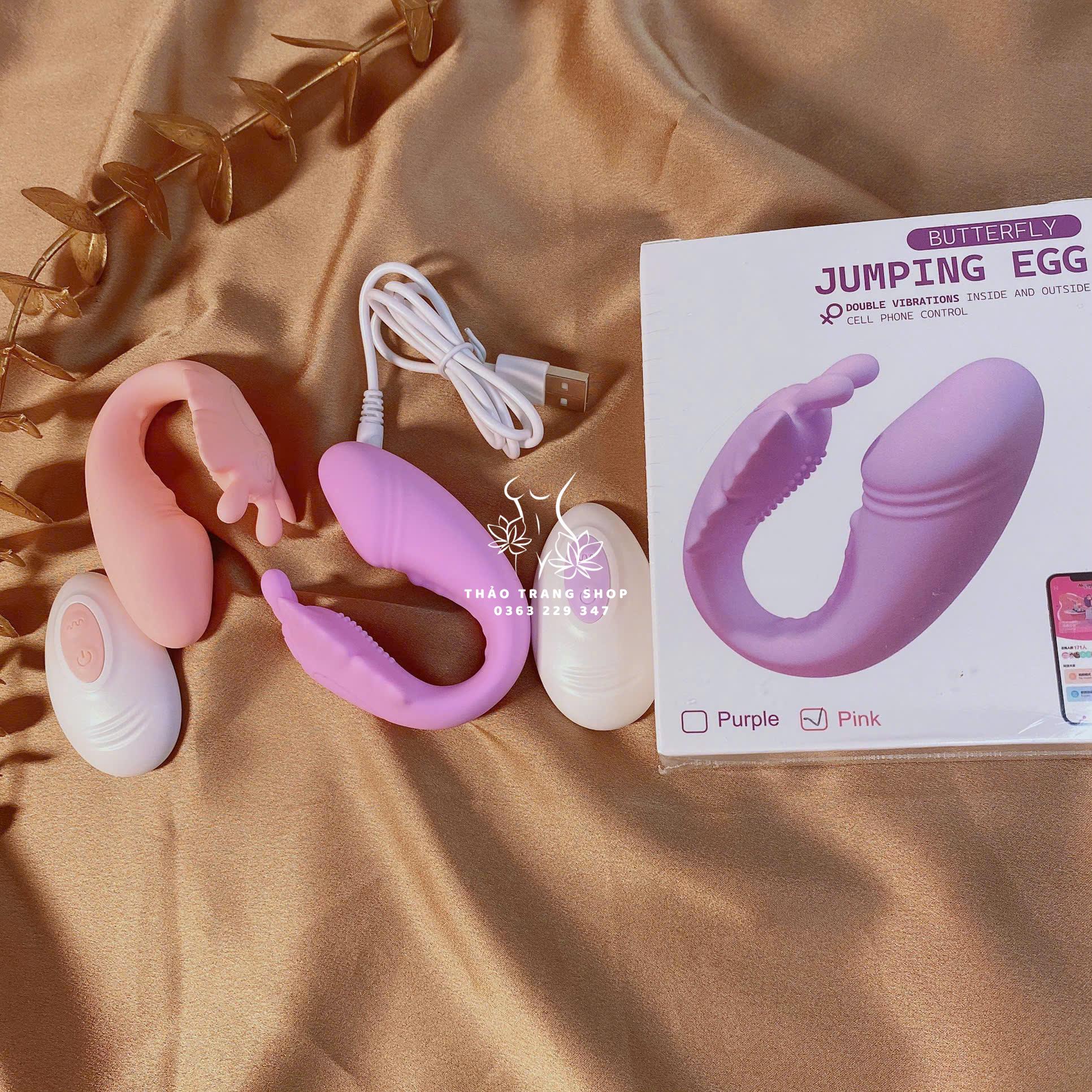 Chíp bướm rung 10 chế độ điều khiển từ xa