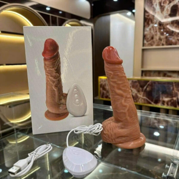 Cu giả rung thụt gắn tường thụt ngoáy cao cấp điều khiển từ xa