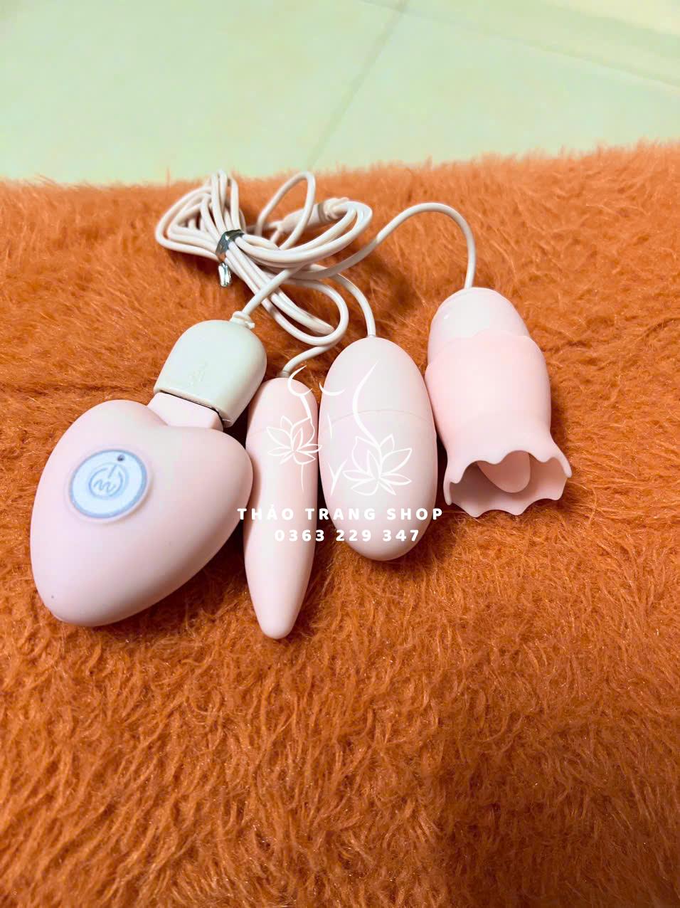 Trứng rung tình yêu 3 đầu (2 đầu rung, 1 đầu lưỡi) - Ảnh 3