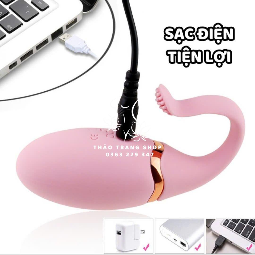 Trứng rung cá voi điều khiển từ xa 10 chế độ rung - Ảnh 3
