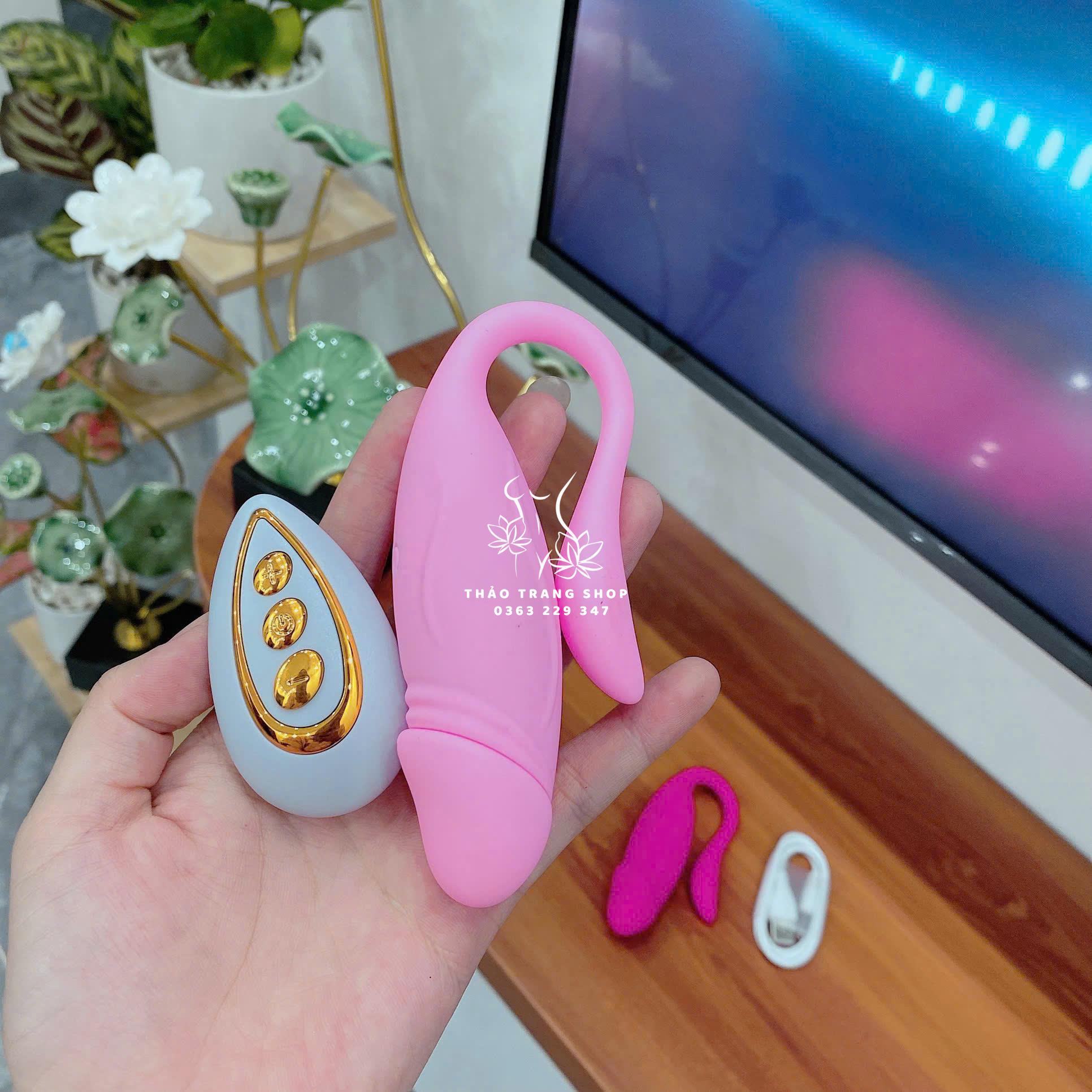 Trứng rung hình cu không dây sạc điện điều khiển từ xa - Ảnh 2