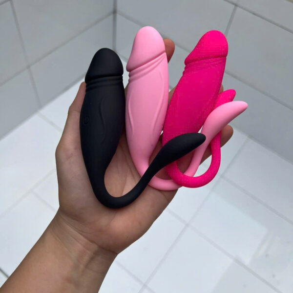 Trứng rung hình cu không dây sạc điện điều khiển từ xa