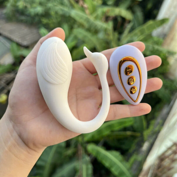 Trứng rung thiên nga điều khiển từ xa 10 chế độ cực sướng