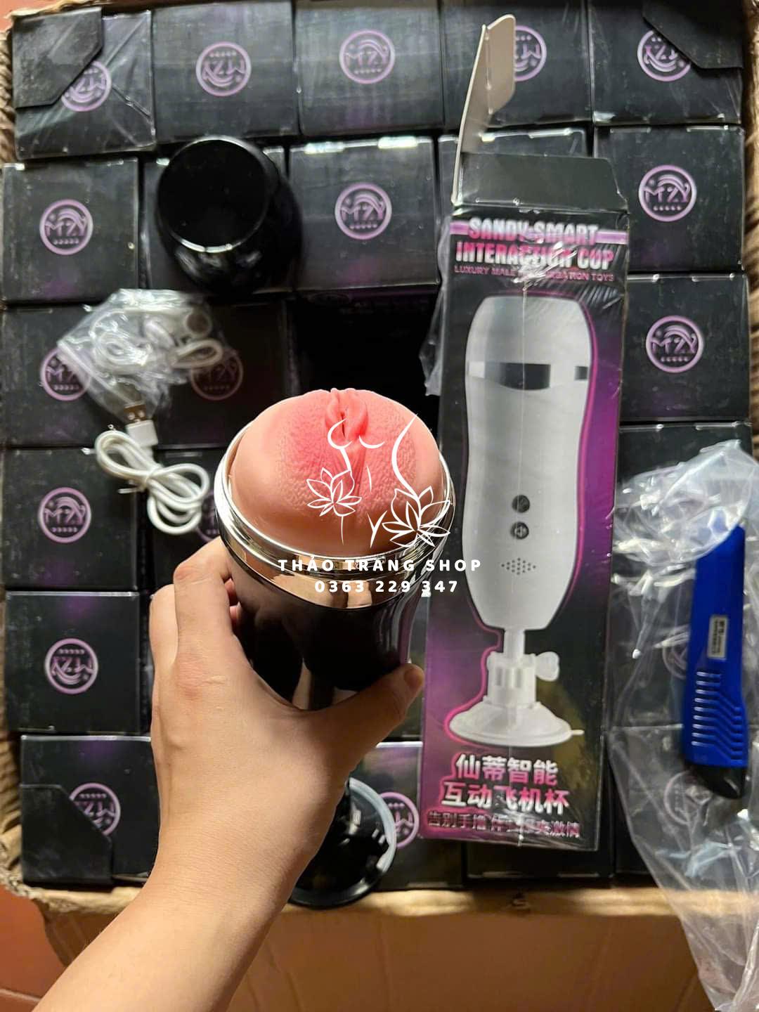 Âm đạo giả gắn tường Jiuai cao cấp có rung rên - Ảnh 3