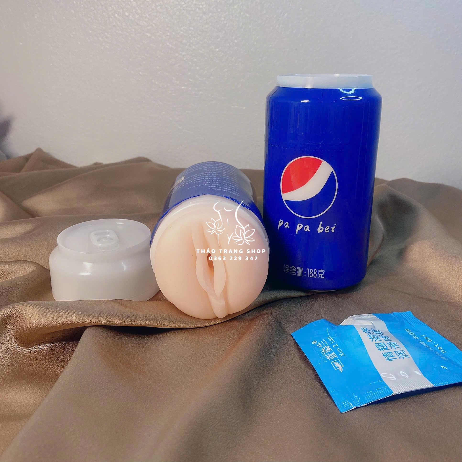 Âm đạo giả ngụy trang lon nước ngọt Pepsi