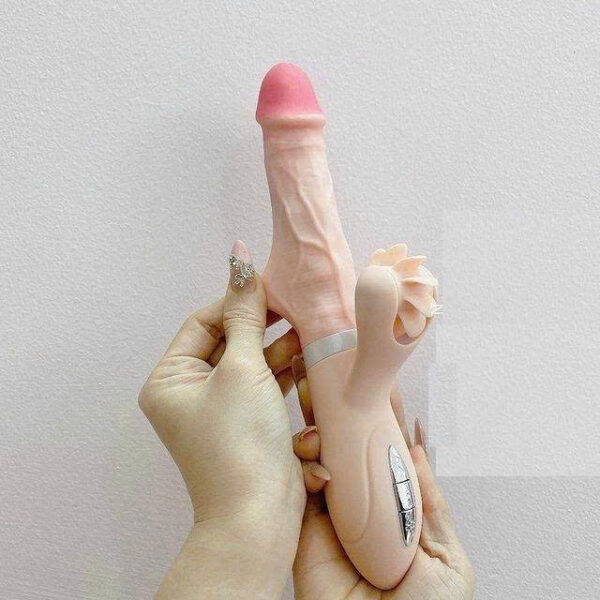 Dương vật giả rung thụt liếm Evo Marks