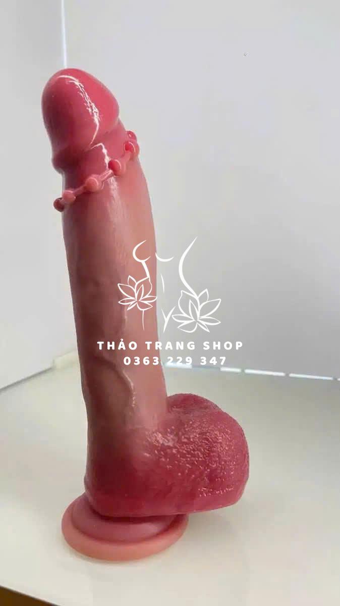 Dương vật giả gắn tường cấy bi rung ngoáy nhiệt điều khiển từ xa - Ảnh 2