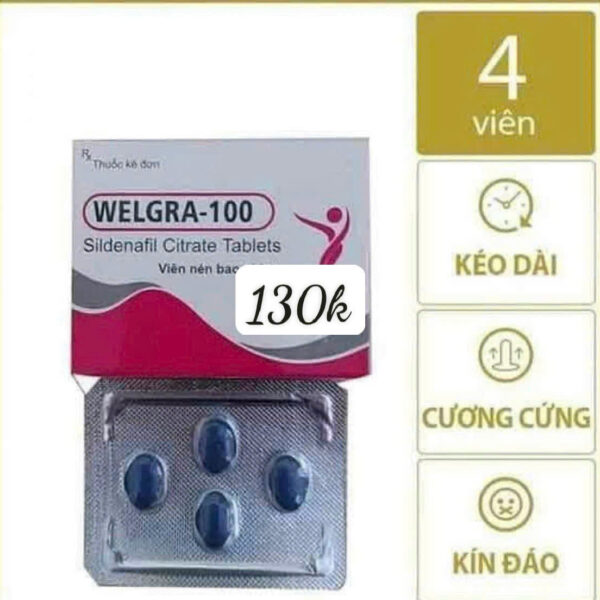 Viên cường dương Welgra 100 ( Sildenafil 100mg )
