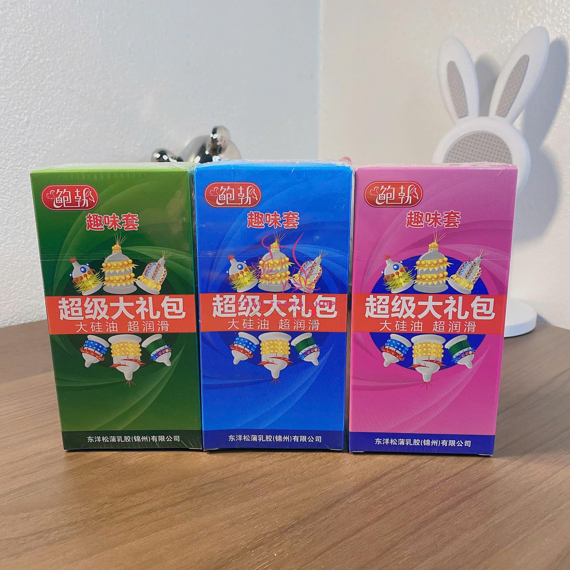 Bao cao su tăng khoái cảm Runbo Extra hộp 6 chiếc chính hãng