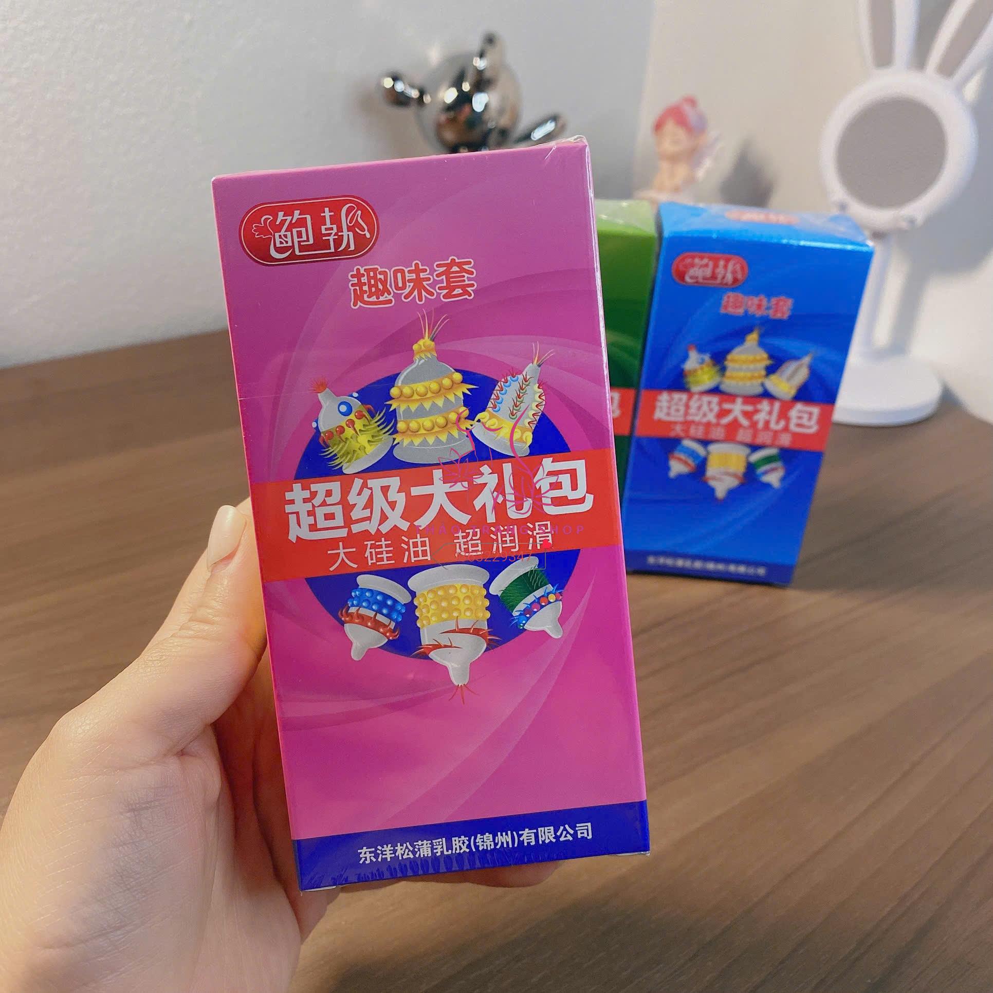 Bao cao su tăng khoái cảm Runbo Extra hộp 6 chiếc chính hãng - Ảnh 3