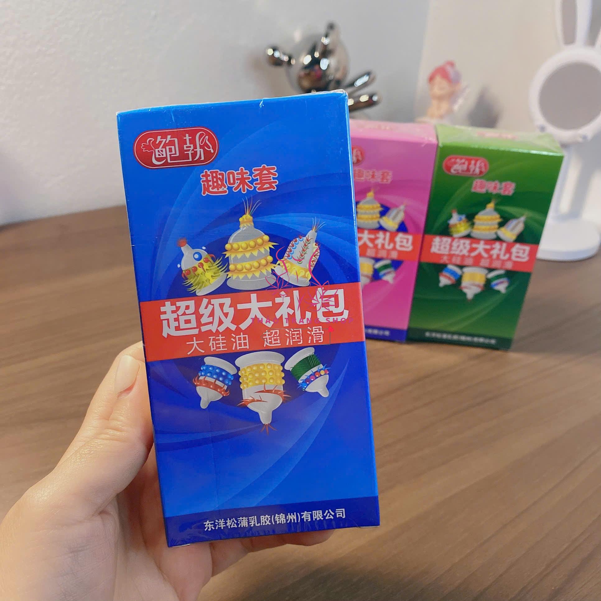 Bao cao su tăng khoái cảm Runbo Extra hộp 6 chiếc chính hãng - Ảnh 2