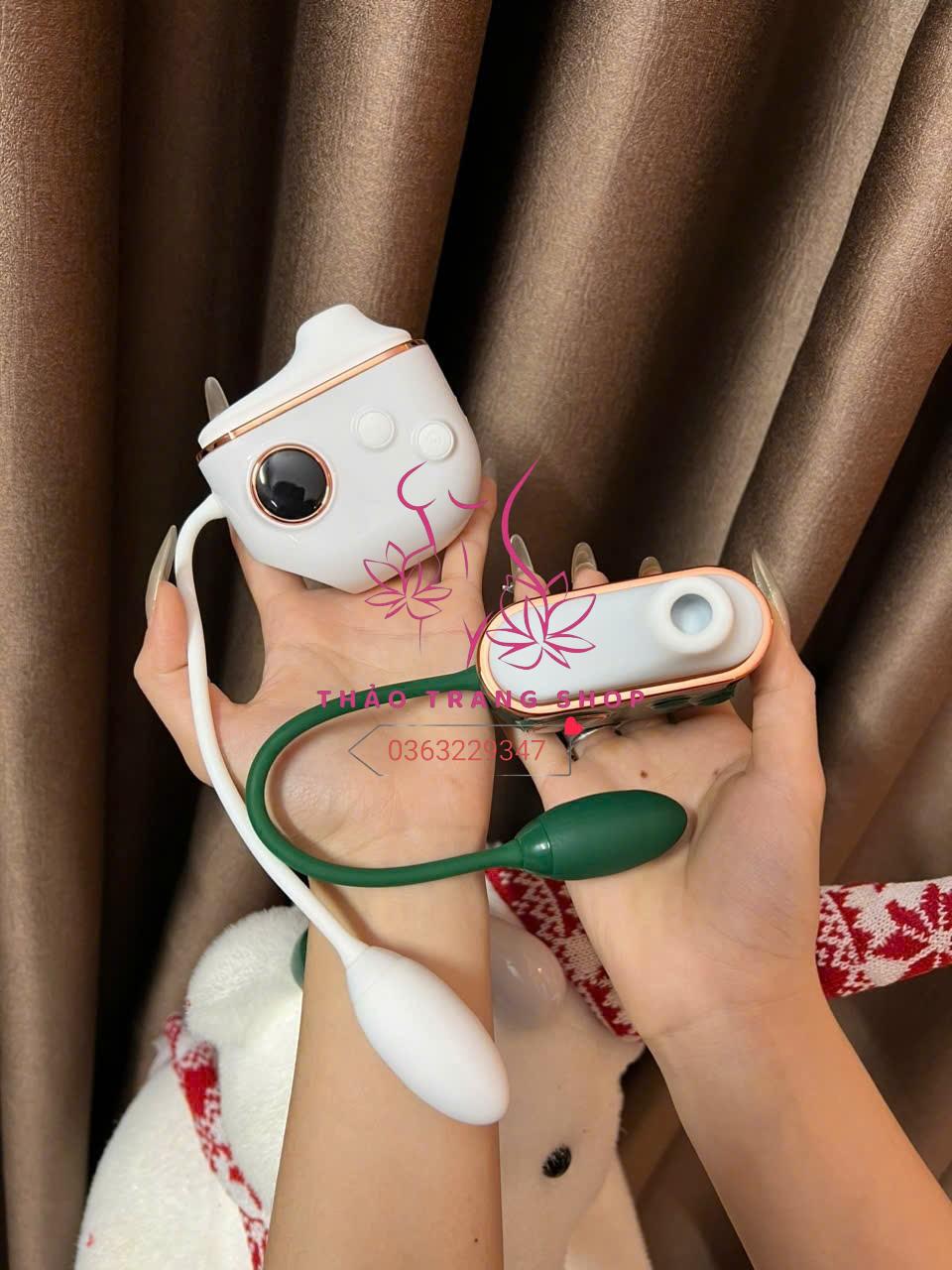 Trứng rung Mút ngụy trang tai nghe Airpod cao cấp - Ảnh 2