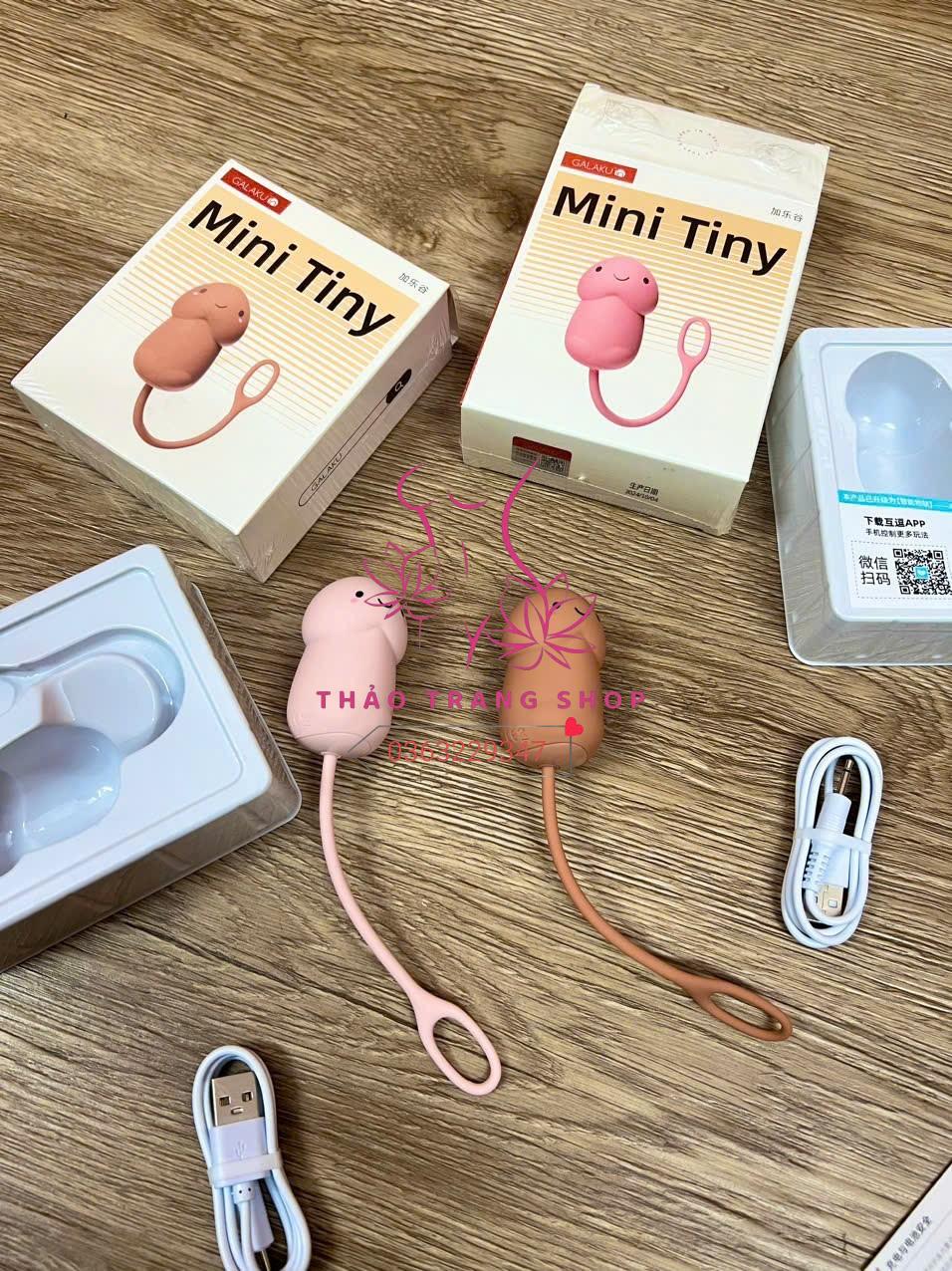 Trứng cu giả mini có dây cầm tay sạc điện