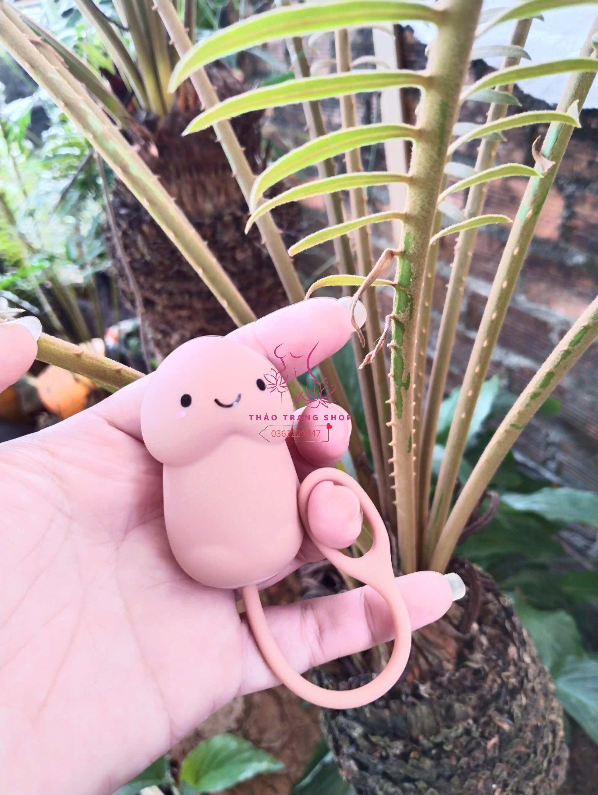 Trứng cu giả mini có dây cầm tay sạc điện - Ảnh 6