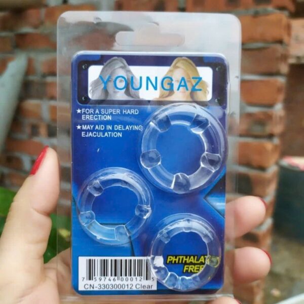 Bộ 3 vòng đeo dương vật Stay Hard silicon bi mềm