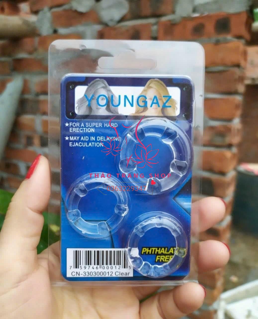 Bộ 3 vòng đeo dương vật Stay Hard silicon bi mềm