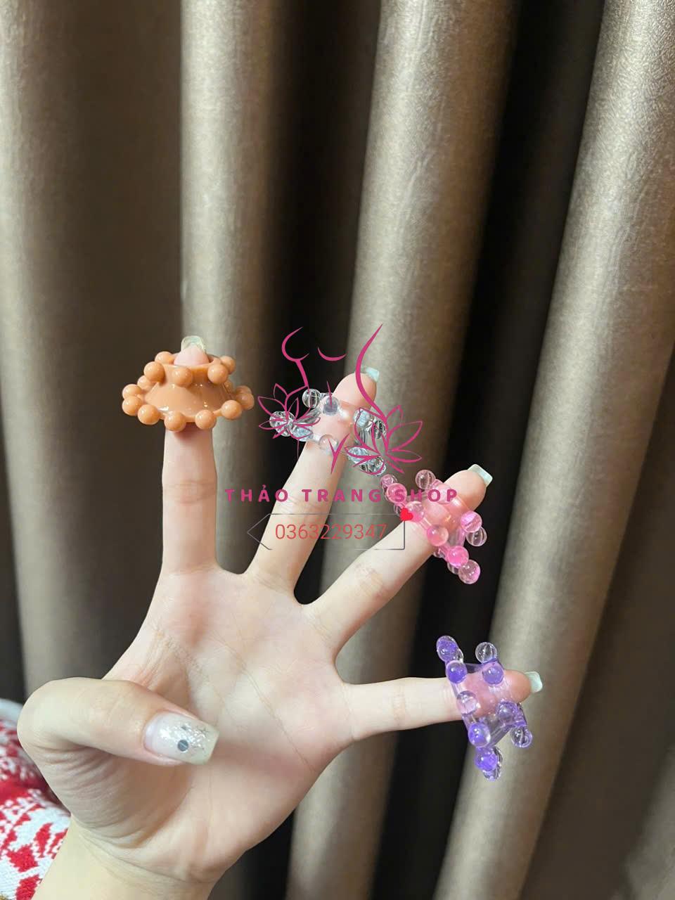 Set 5 vòng đeo cu silicon có bi 2 tầng - Ảnh 2