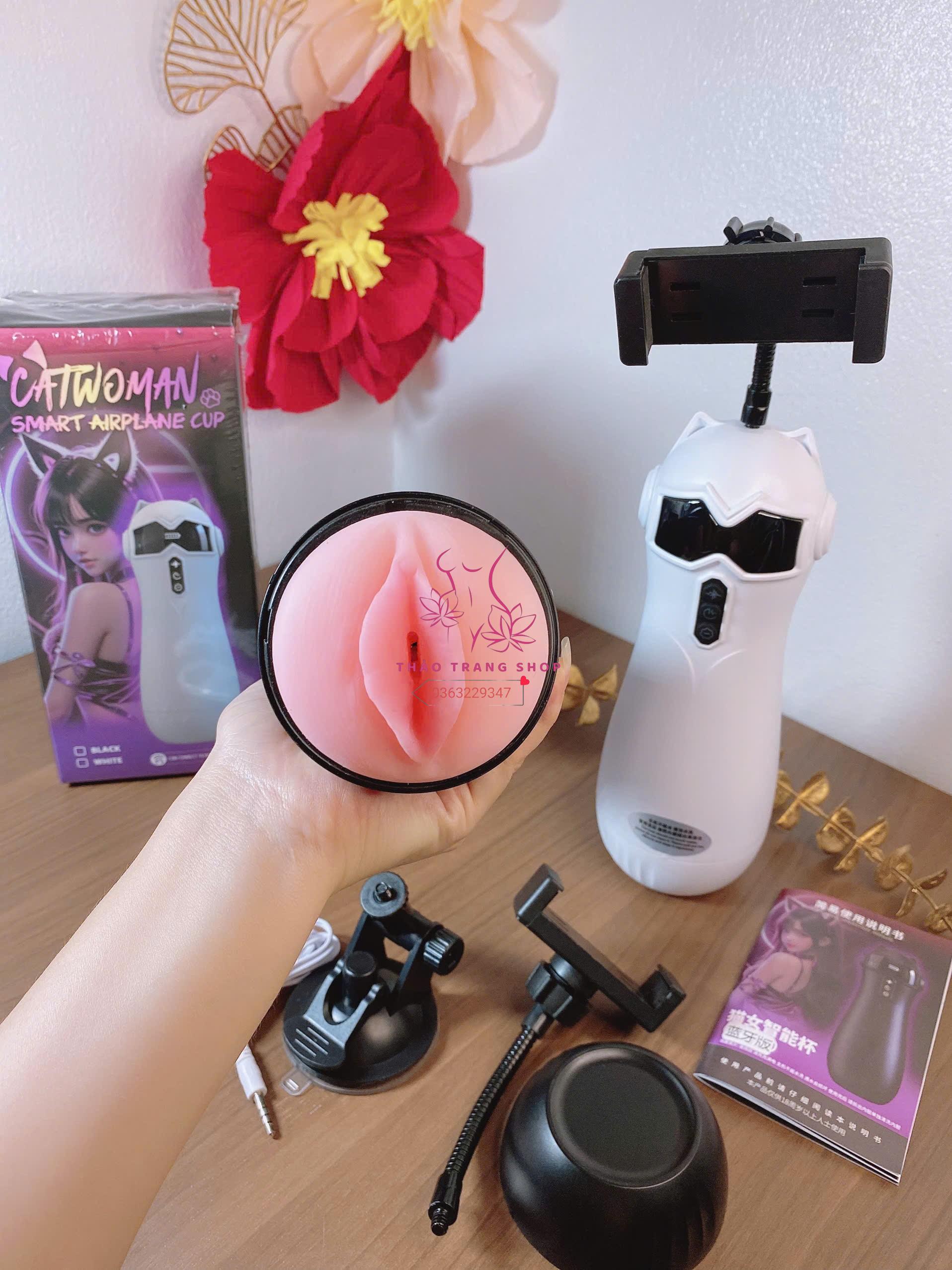 Âm đạo giả Catwg Man mèo đen thông minh đỉnh cao của khoái cảm