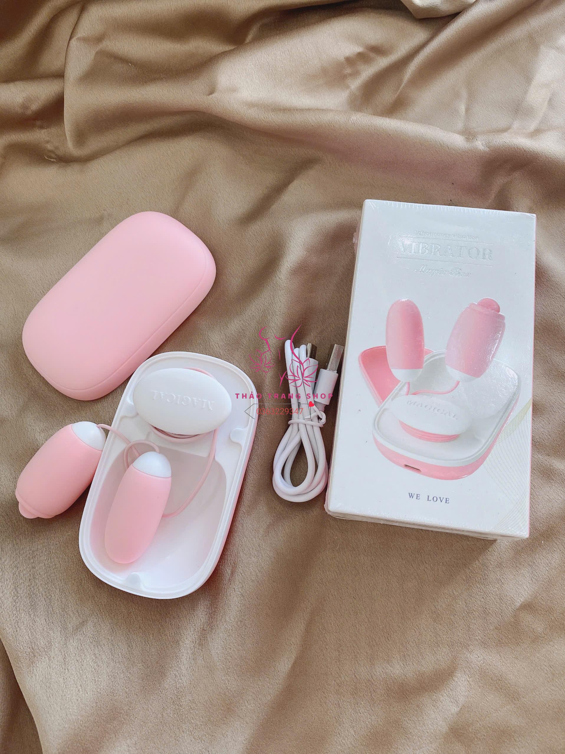 Trứng Hộp Rung 2 Đầu Magic Box | Kích Thích Rung & Lưỡi - Ảnh 3