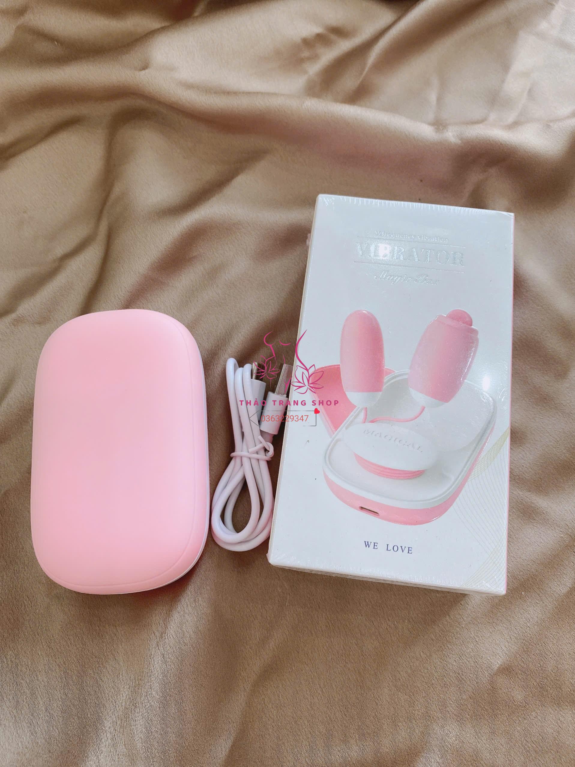 Trứng Hộp Rung 2 Đầu Magic Box | Kích Thích Rung & Lưỡi - Ảnh 4