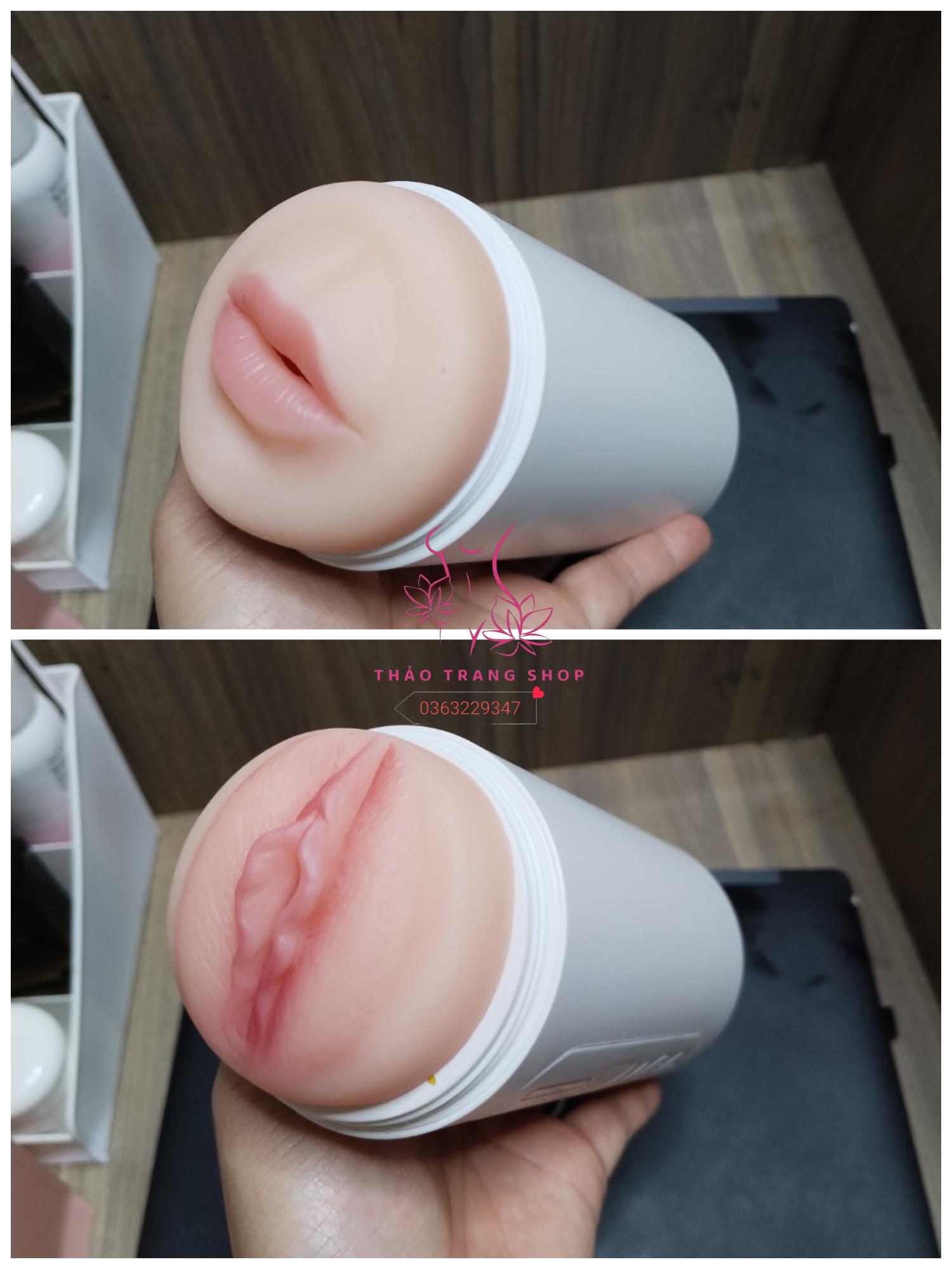 Âm đạo giả 2 đầu rung rên cao cấp