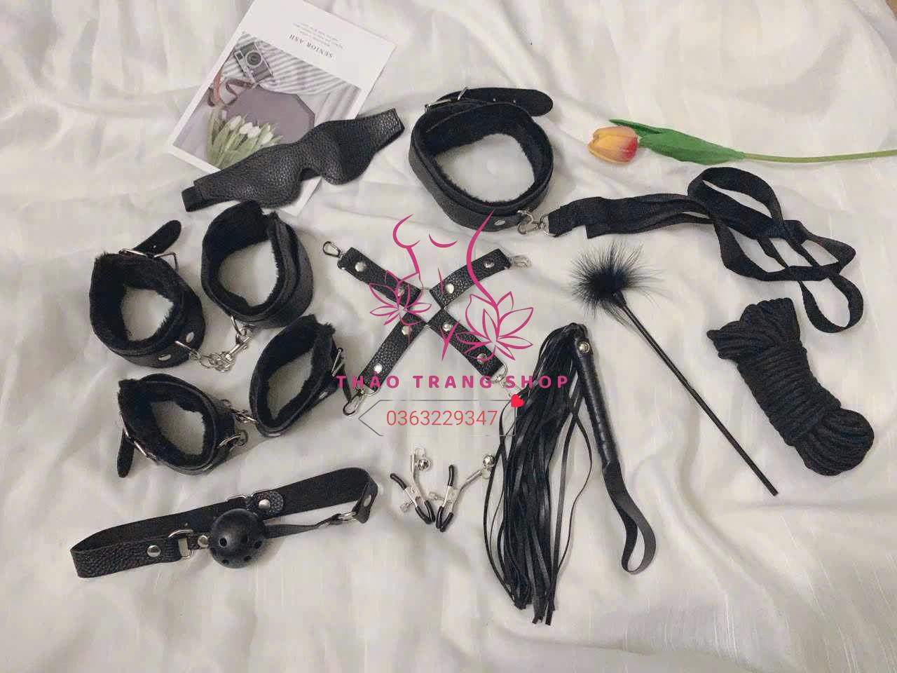 Bộ đồ chơi SM 18+ gồm 11 món, 3 màu đen đỏ hồng