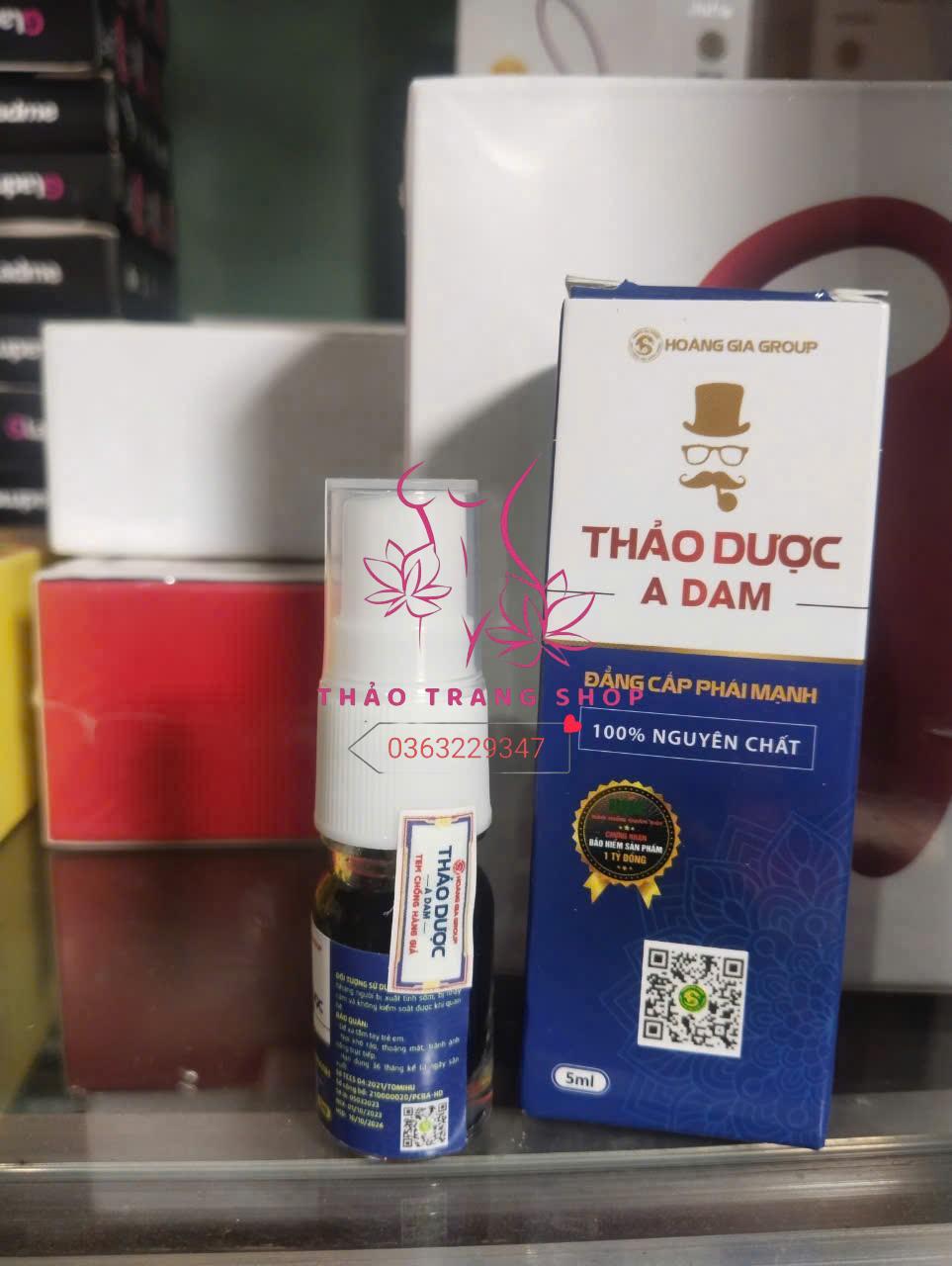 Xịt Sìn sú Adam kéo dài thời gian quan hệ, Chai 5ml