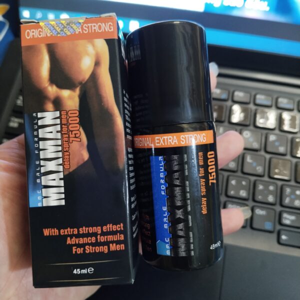 Chai xịt Maxman 75000 kéo dài thời gian quan hệ hiệu quả