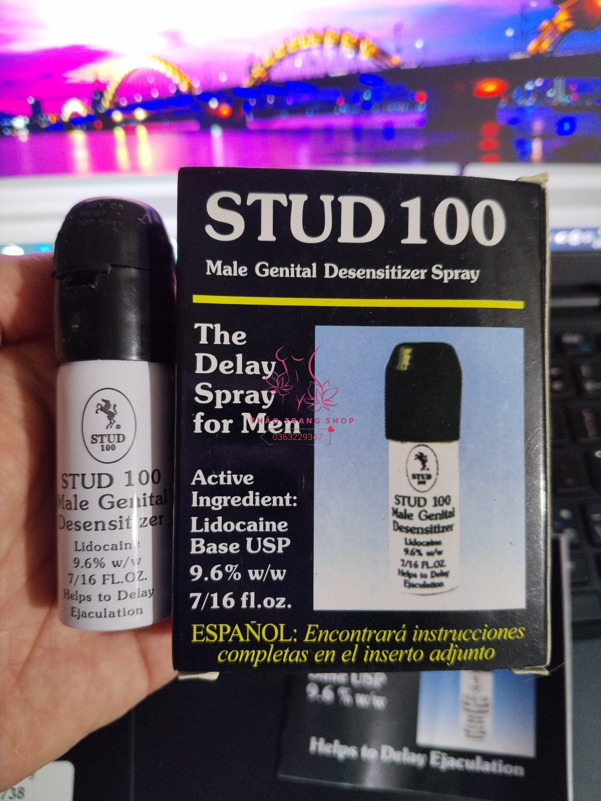 chai xịt stud100 chống xuất tinh sớm dành cho nam giới