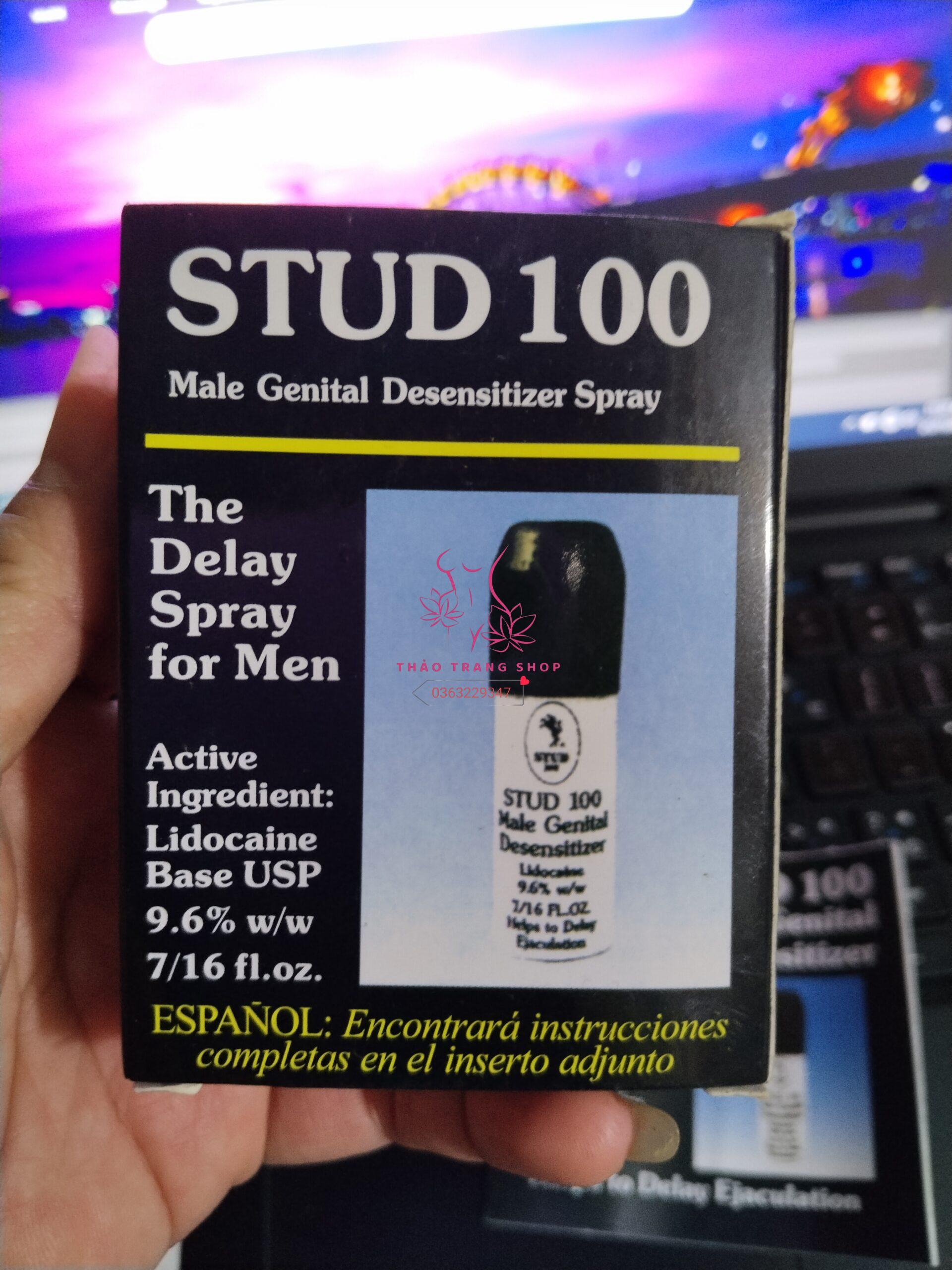 chai xịt stud100 chống xuất tinh sớm dành cho nam giới - Ảnh 4