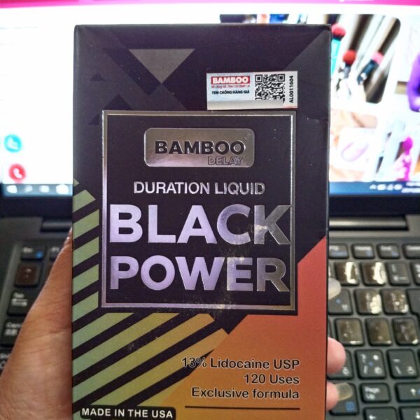 Thuốc xịt chống xuất tinh sớm Bamboo Delay Spray – Black Power
