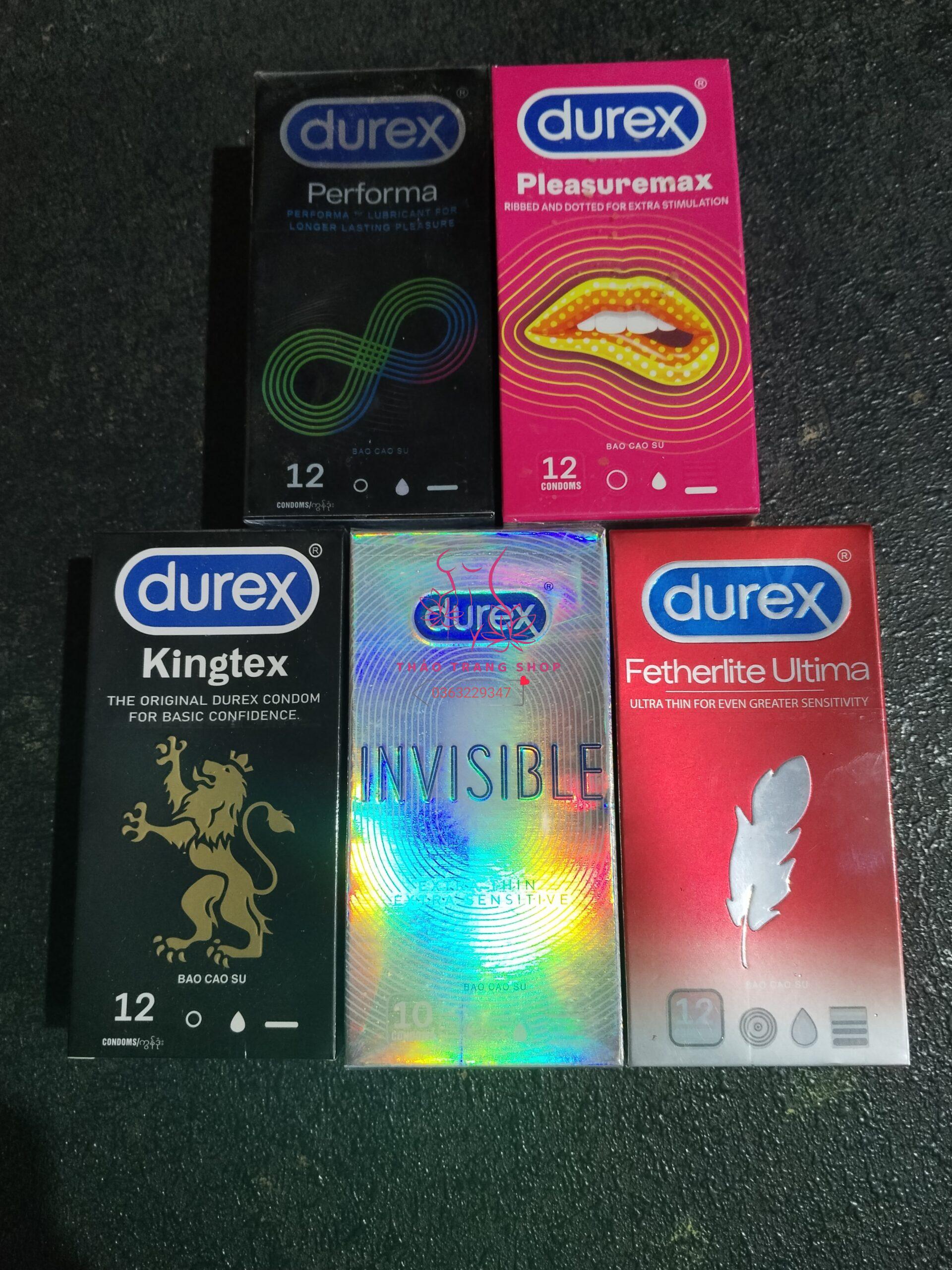 Bao cao su Durex hộp 12 cái