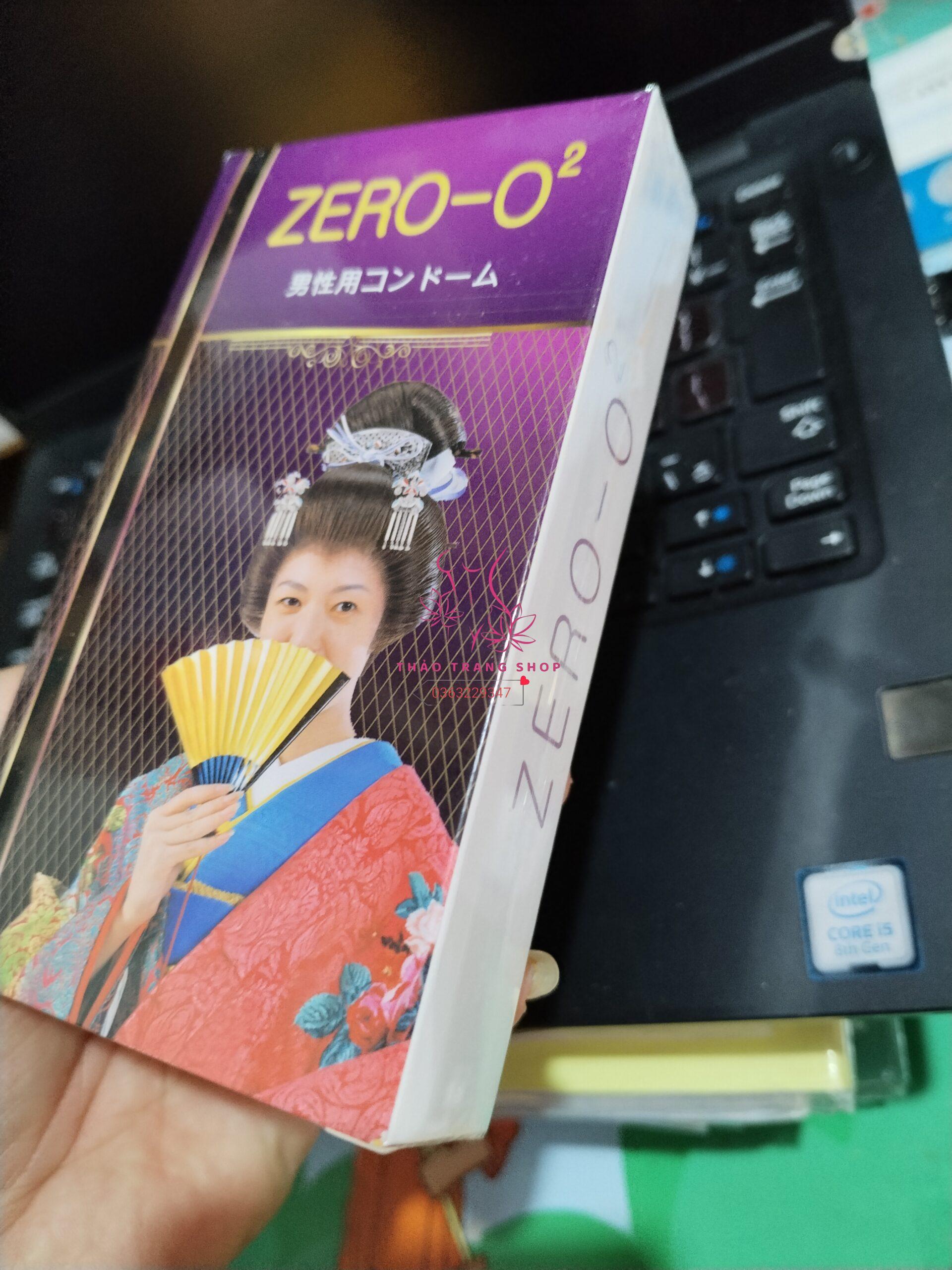 Bao cao su Zero - O2 siêu mỏng - Ảnh 2