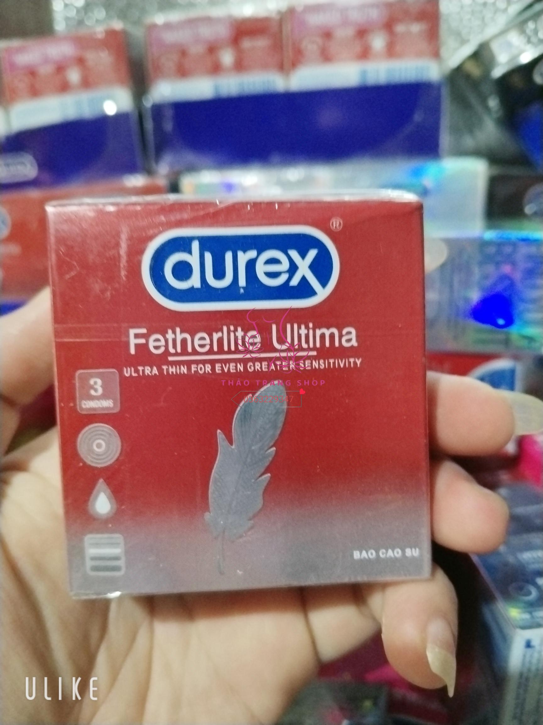 Bao cao su Durex hộp 3 cái - Ảnh 3