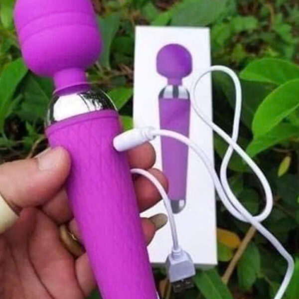 Chày rung massage tròn 360 độ 12 chế độ rung sạc điện