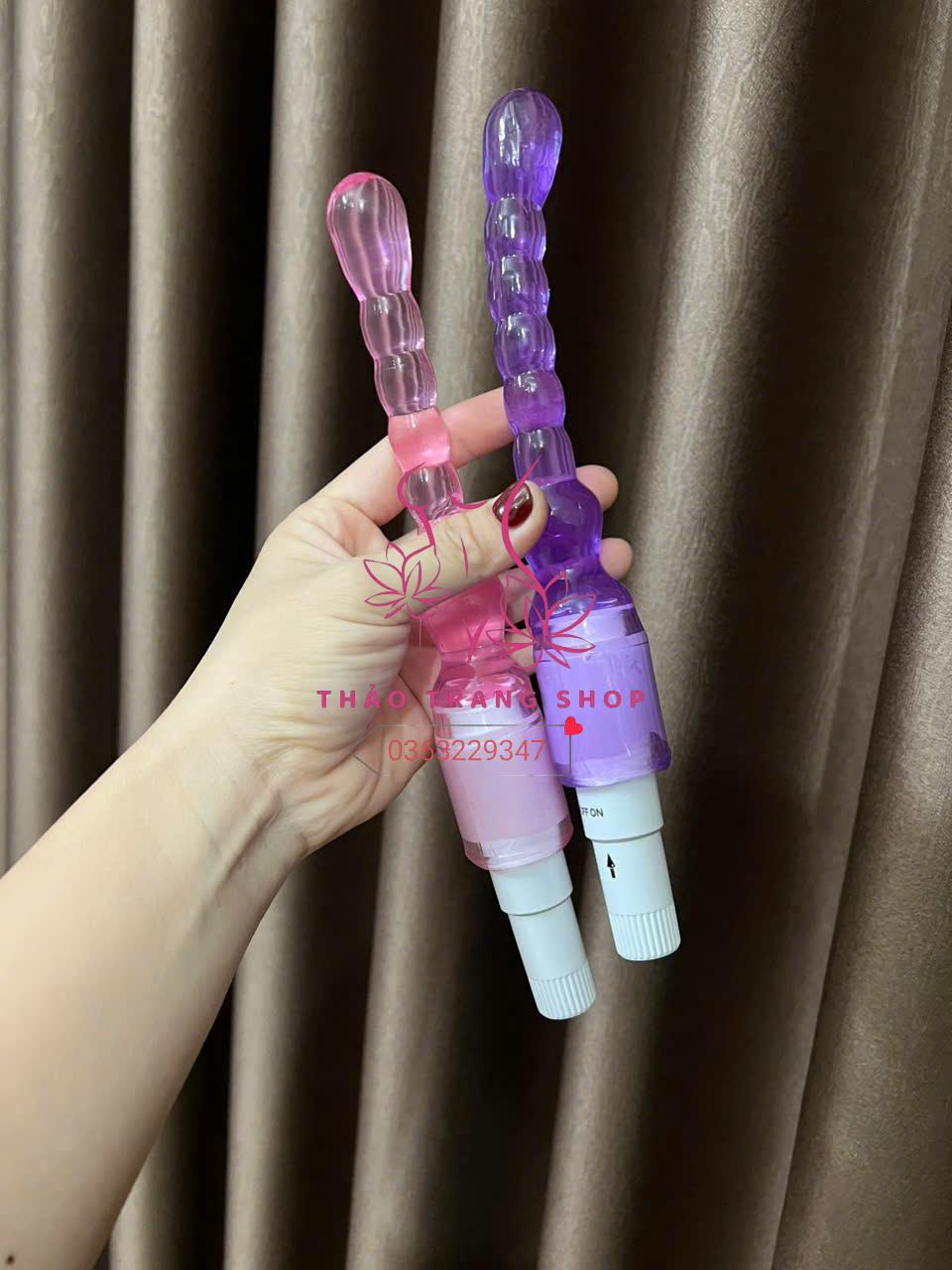 Cây rung massage hậu môn Silicon mềm
