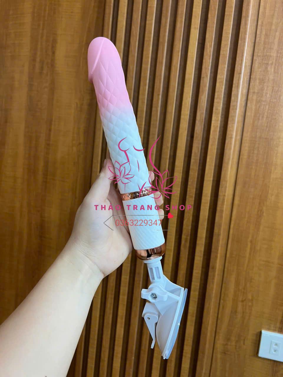 Cu giả cho nữ thủ dâm gắn tường rung thụt mềm mại - Ảnh 2