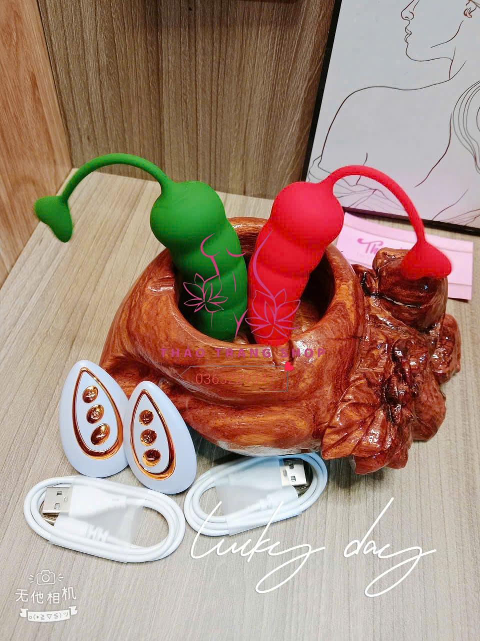 Sexytoy ngụy trang ớt rung xanh đỏ - Ảnh 4