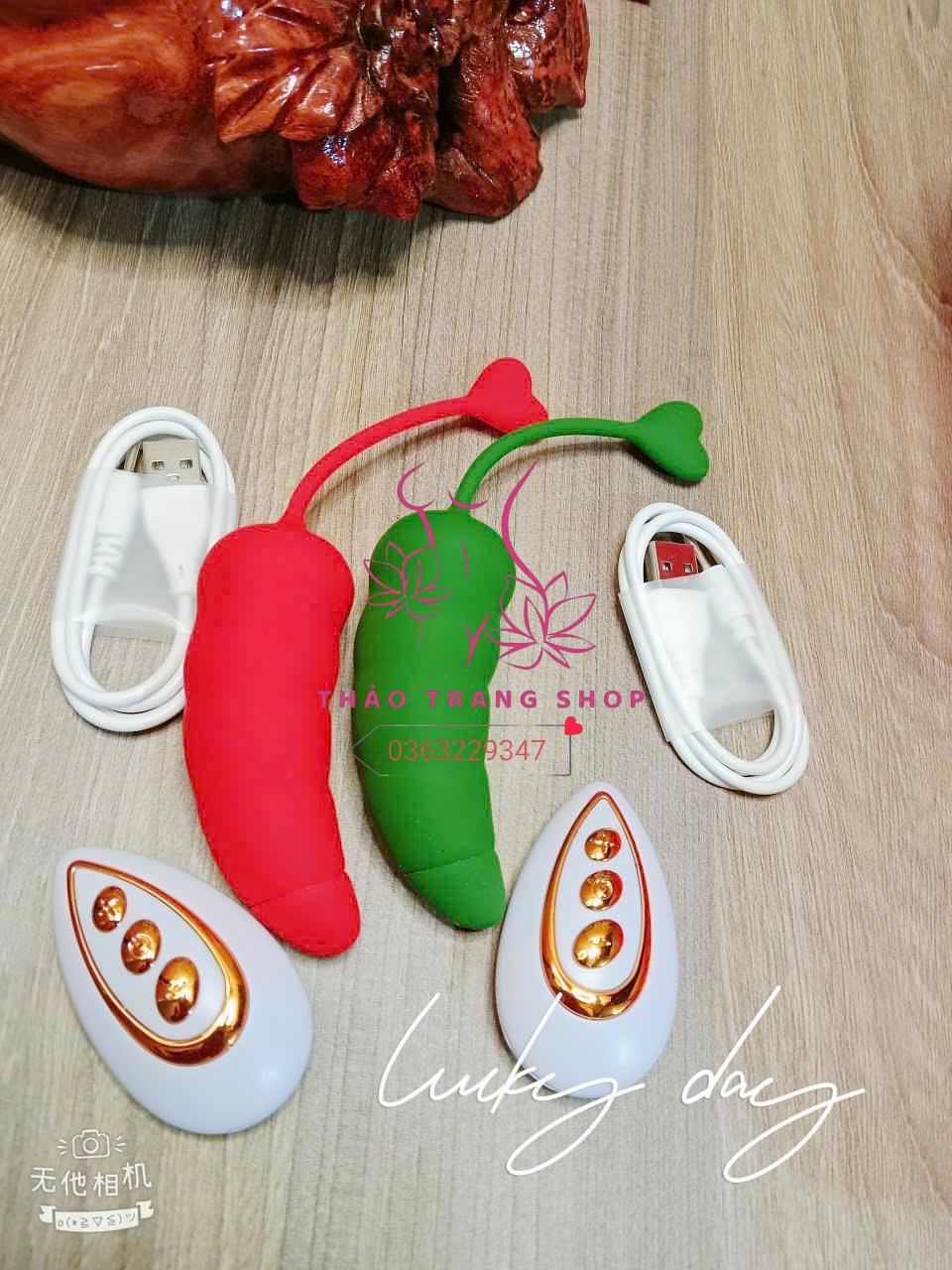 Sexytoy ngụy trang ớt rung xanh đỏ
