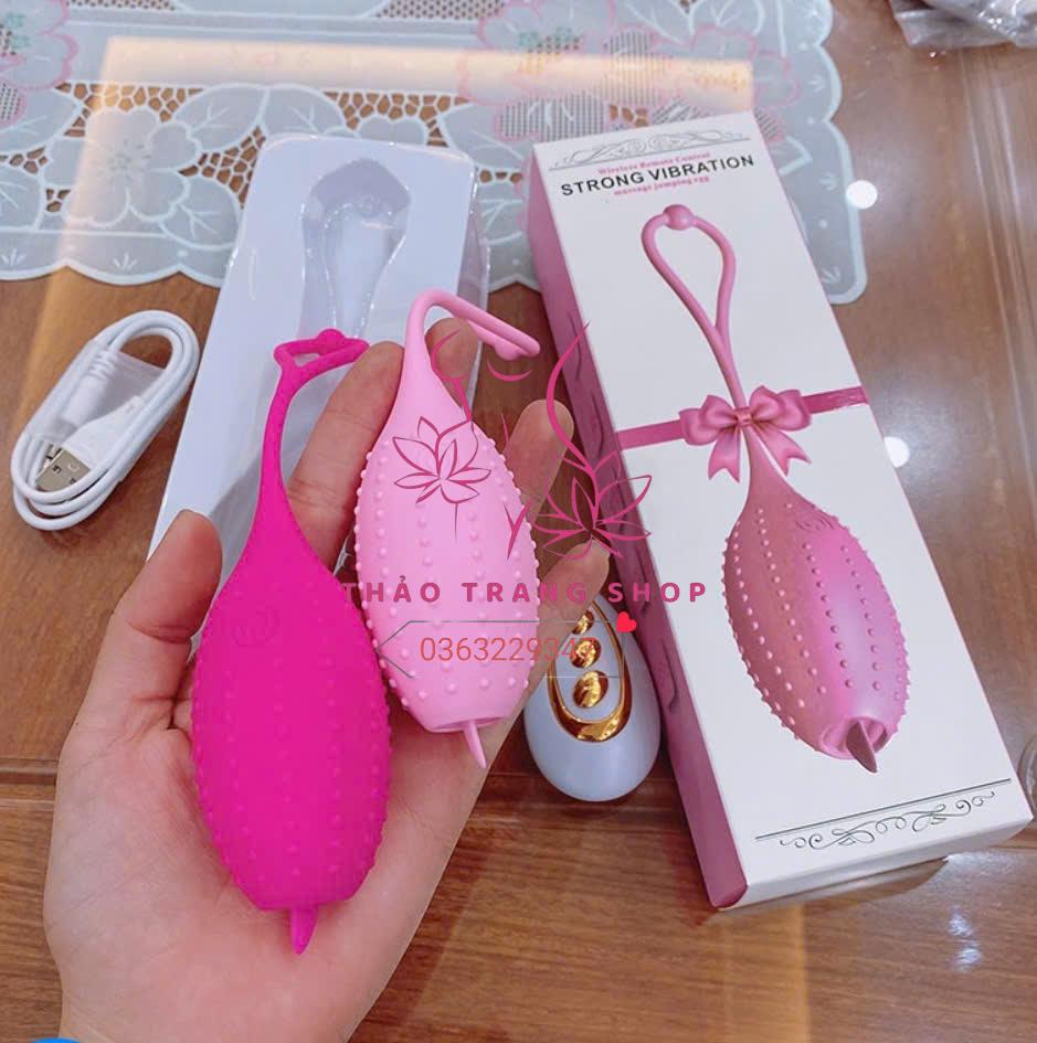 Trứng gai lưỡi massage có dây đeo chống trượt - Ảnh 2